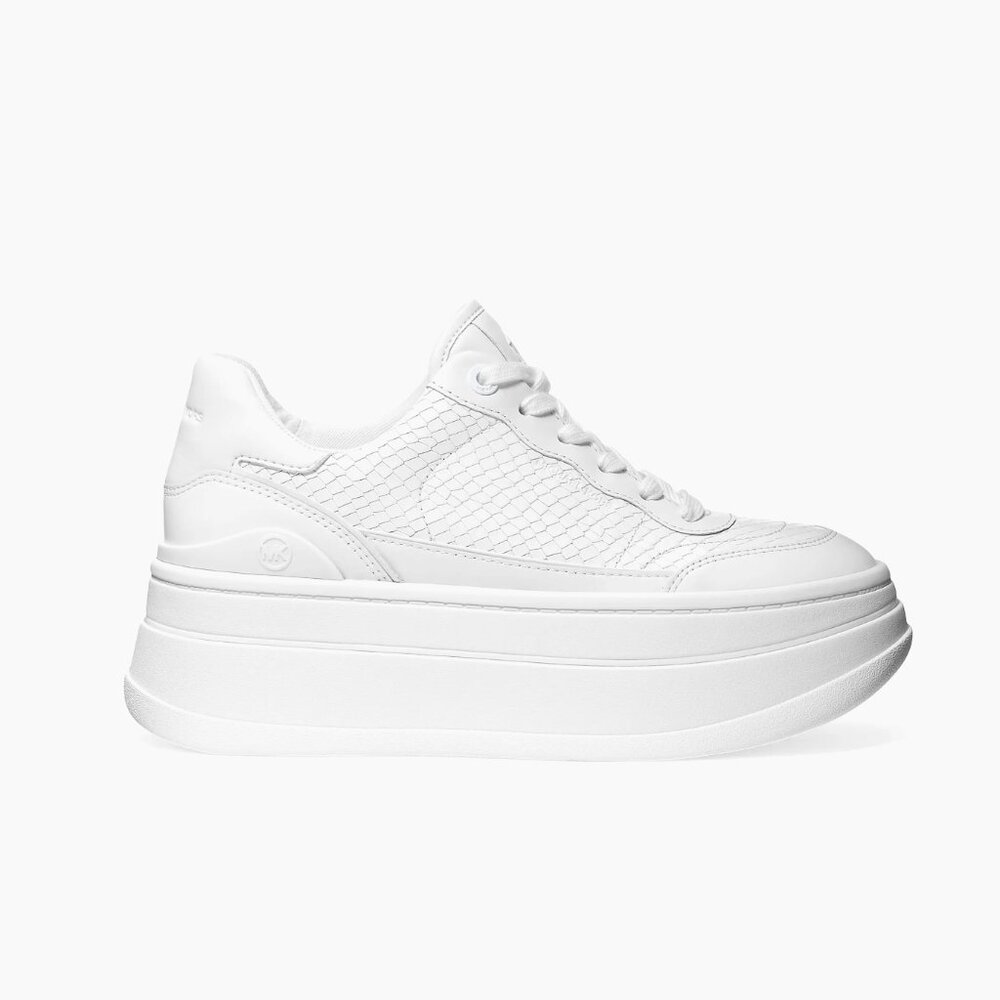 Michael Kors Hayes Leather Lace-Up Sneakers